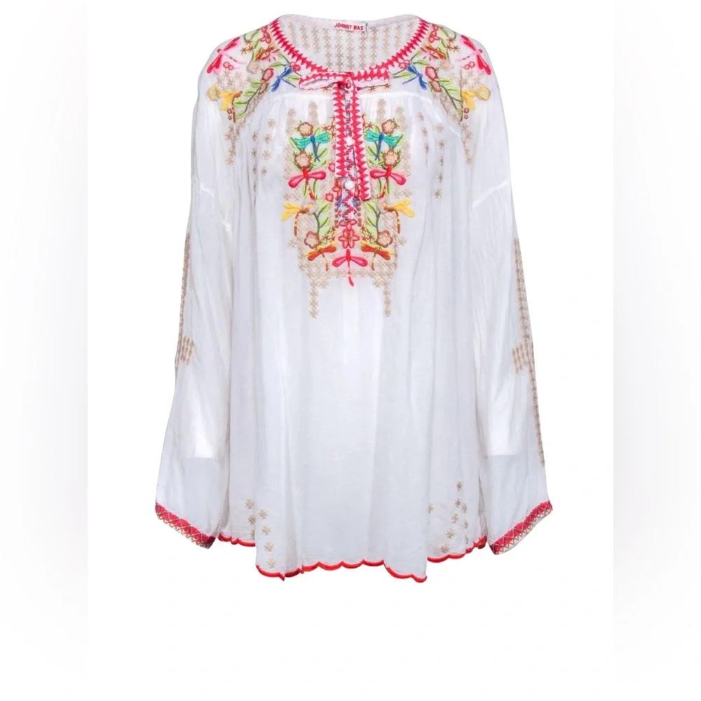 JWLA Johnny Was Dragonfly
Embroided Top Size Medium NWT - Picture 2 of 9